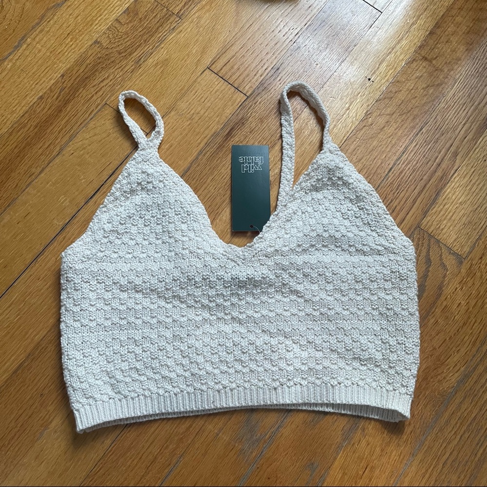 Target Wild Fable Crocheted Crop Top Size S